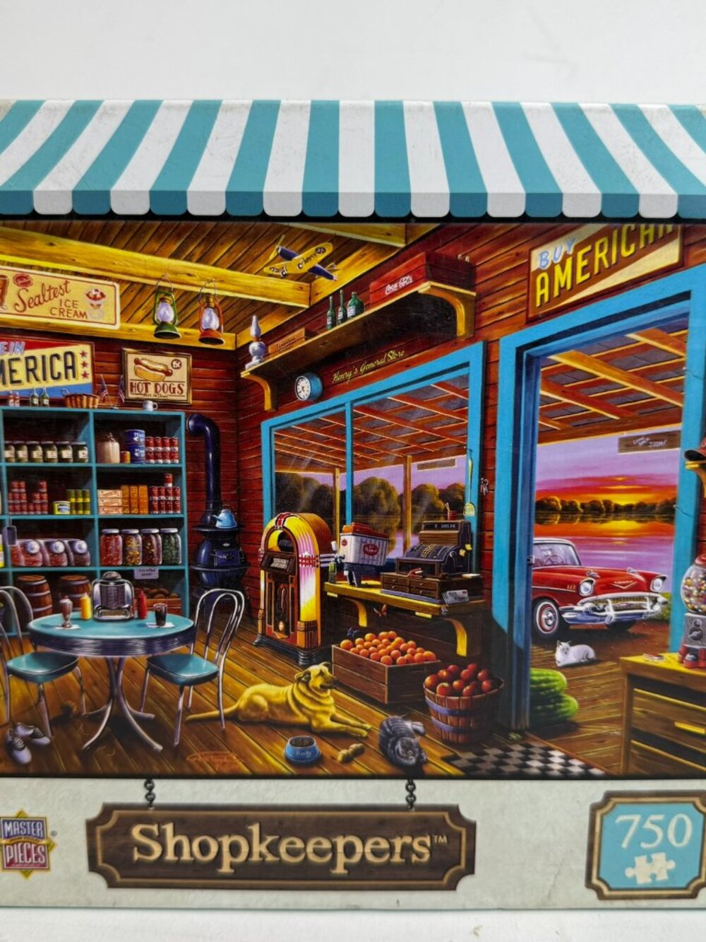 MasterPieces Shopkeepers Henrys General Store Jigsaw Puzzle 750 Pc Geno Peoples